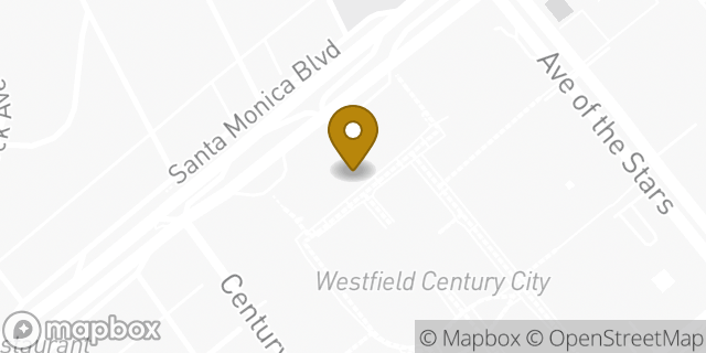 Map showing the location of J.Crew in Los Angeles, CA 90067