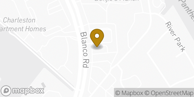 Map showing the location of Whataburger in San Antonio, TX 78216