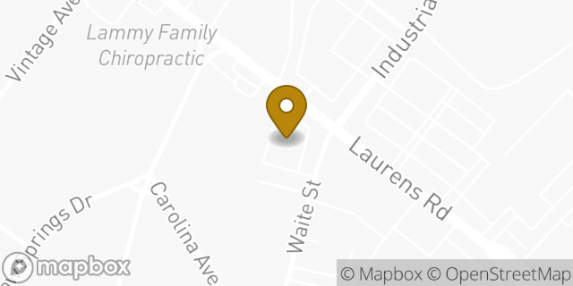 Map showing the location of Minute Clinic in Greenville, SC 29607