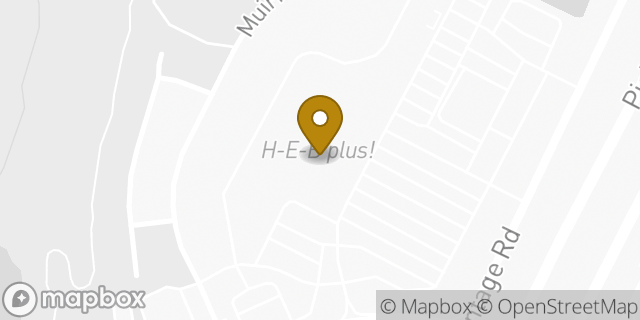 Map showing the location of H-E-B plus! in Hutto, TX 78634