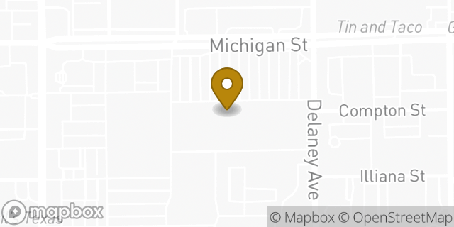 Map showing the location of Amazon Locker - Macrobiotics in Orlando, FL 32806