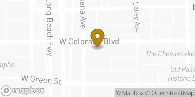 Map showing the location of Banana Republic in Pasadena, CA 91105