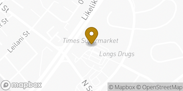 Map showing the location of Baskin-Robbins in Honolulu, HI 96817
