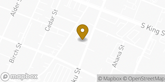Map showing the location of McDonald's in Honolulu, HI 96814