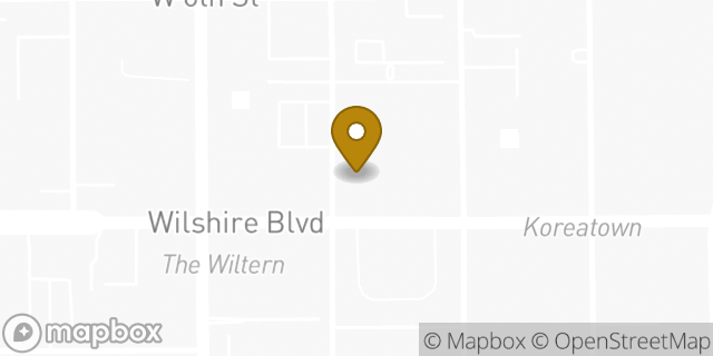 Map showing the location of Chase Bank in Los Angeles, CA 90010