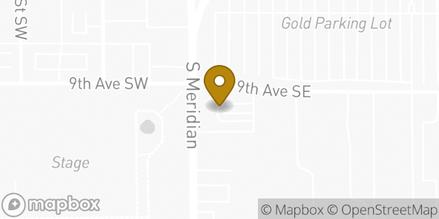 Map showing the location of Starbucks in Puyallup, WA 98371