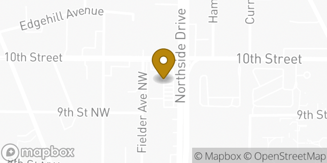 Map showing the location of QuikTrip in Atlanta, GA 30318