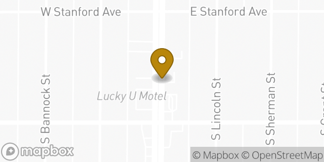 Map showing the location of Englewood-Delivery Rentals in Englewood, CO 80113