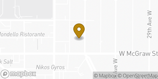 Map showing the location of The Church of Jesus Christ of Latter-day Saints in Seattle, WA 98199