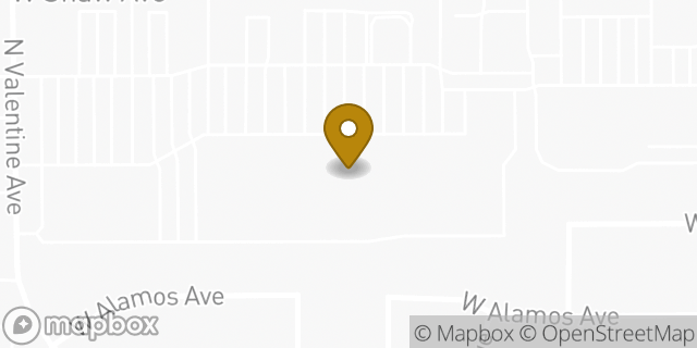 Map showing the location of Coinme in Fresno, CA 93711