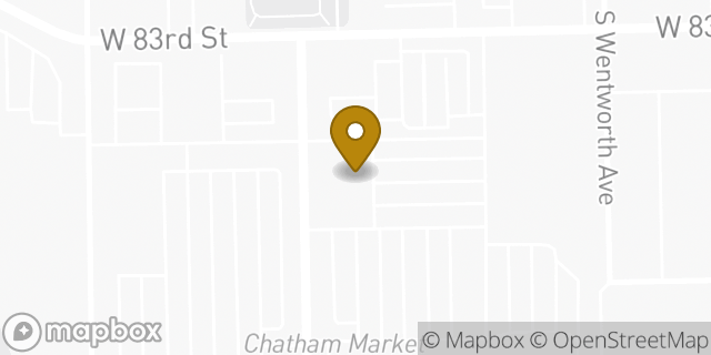 Map showing the location of Planet Fitness in Chicago, IL 60620