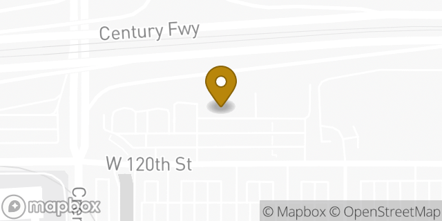 Map showing the location of The UPS Store in Hawthorne, CA 90250
