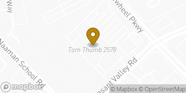 Map showing the location of Coinme in Garland, TX 75040