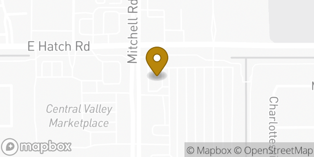 Map showing the location of McDonald's in Ceres, CA 95307