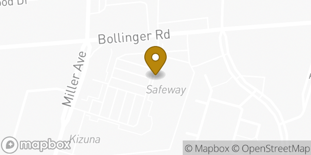 Map showing the location of Safeway in San Jose, CA 95129
