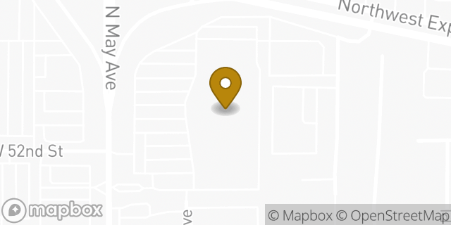 Map showing the location of Cvs Pharmacy in Oklahoma City, OK 73112