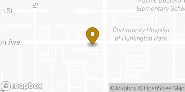 Map showing the location of McDonald's in Huntington Park, CA 90255