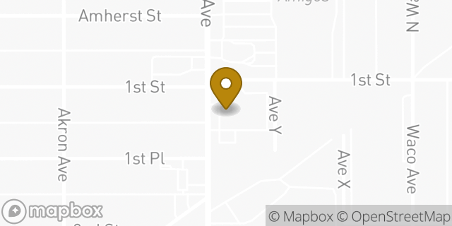 Map showing the location of EZPAWN in Lubbock, TX 79415