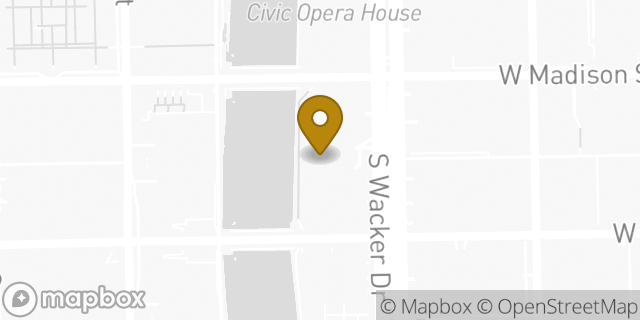 Map showing the location of Chase Bank in Chicago, IL 60606