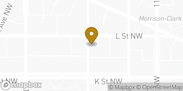 Map showing the location of The UPS Store in Washington, DC 20005