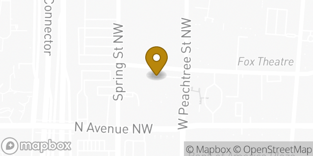 Map showing the location of Bright Horizons at All Saints in Atlanta, GA 30308