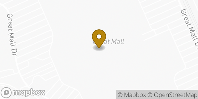 Map showing the location of Levi's Outlet Store in Milpitas, CA 95035
