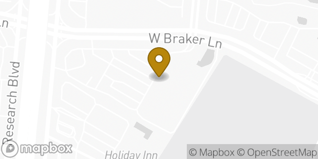 Map showing the location of Amazon Locker - Cuyamaca in Austin, TX 78759
