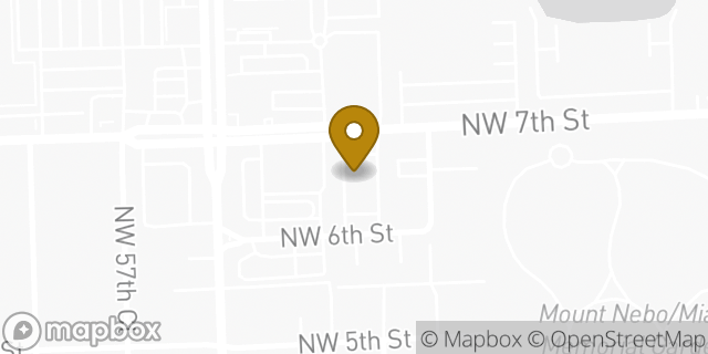 Map showing the location of McDonald's in Miami, FL 33127