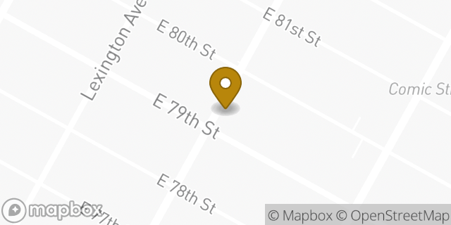 Map showing the location of Chase Bank in New York, NY 10075