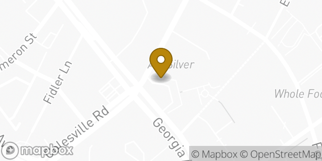 Map showing the location of Panera Bread in Silver Spring, MD 20910