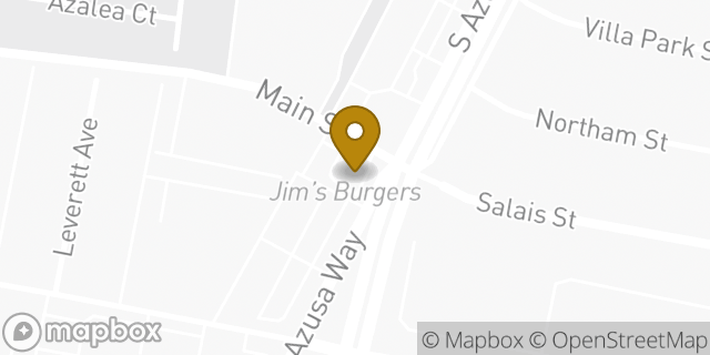 Map showing the location of Starbucks in La Puente, CA 91744