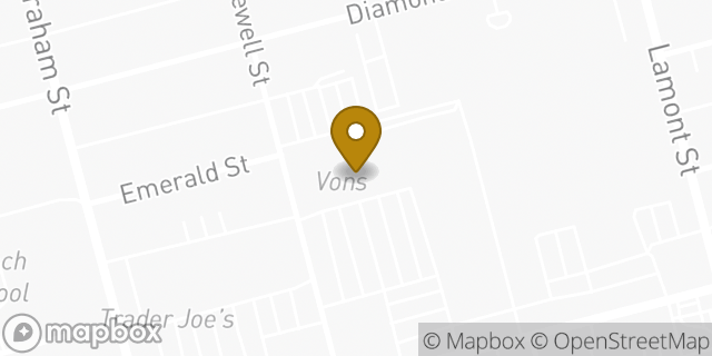 Map showing the location of Coinme in San Diego, CA 92109