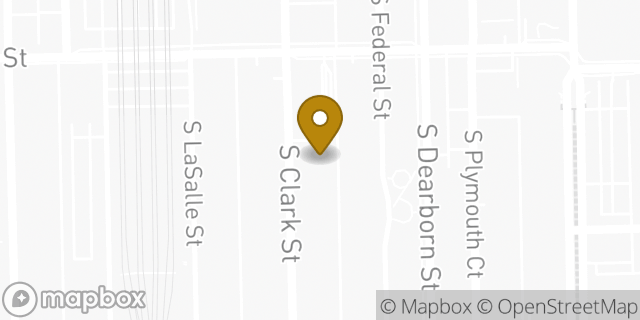 Map showing the location of South Loop CrossFit in Chicago, IL