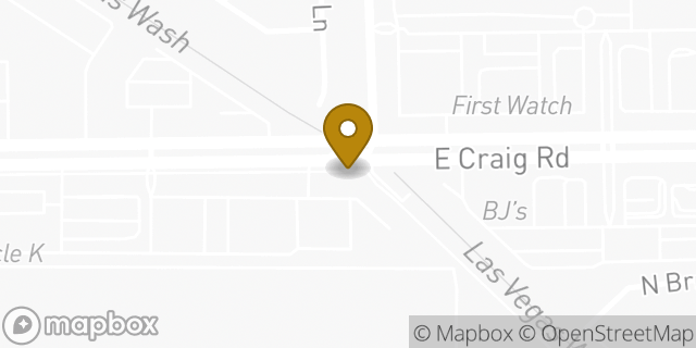 Map showing the location of Craig in North Las Vegas, NV 89030