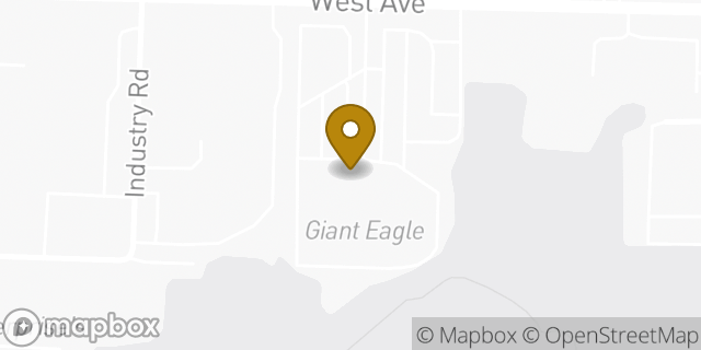 Map showing the location of Amazon Locker - Frigate in Tallmadge, OH 44278