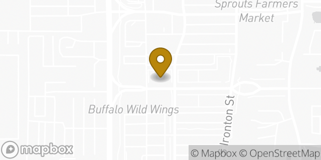 Map showing the location of Papa Johns Pizza in Aurora, CO 80012
