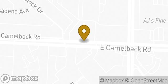 Map showing the location of Banner Health Center Plus in Phoenix, AZ 85018