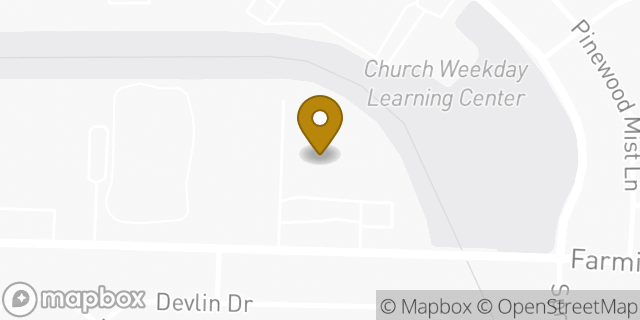 Map showing the location of Lake Houston Church of Christ in Humble, TX 77346
