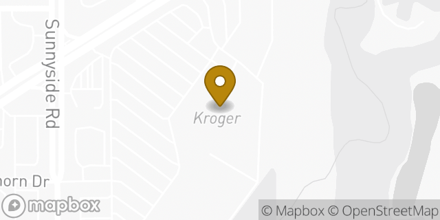Map showing the location of Kroger in Lawrence, IN 46236