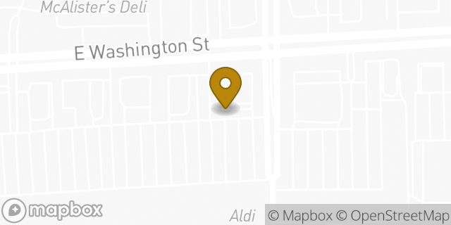 Map showing the location of Marshalls in Indianapolis, IN 46229