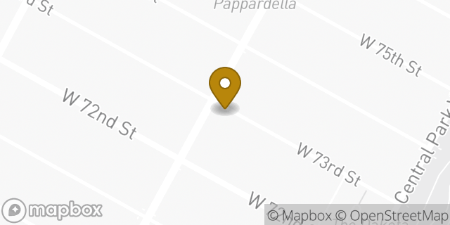 Map showing the location of Starbucks in New York, NY 10023