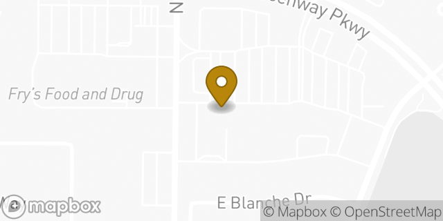 Map showing the location of The UPS Store in Phoenix, AZ 85254