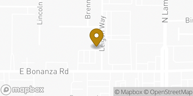 Map showing the location of Subway in Las Vegas, NV 89110