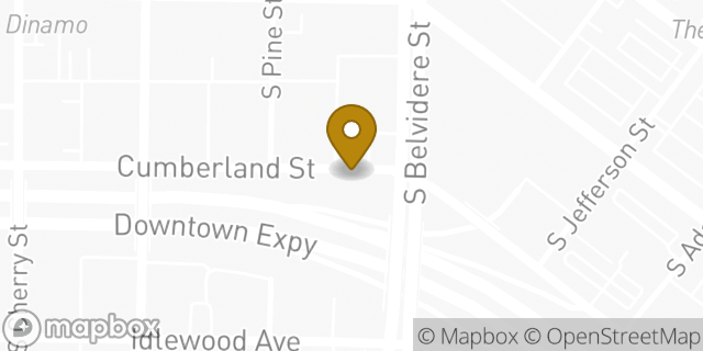 Map showing the location of 7-Eleven in Richmond, VA 23220