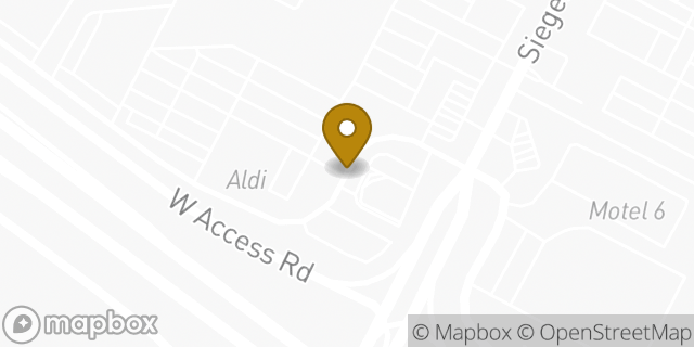 Map showing the location of Aldi in Baton Rouge, LA 70809
