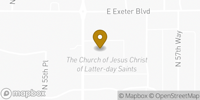 Map showing the location of The Church of Jesus Christ of Latter-day Saints in Phoenix, AZ 85018