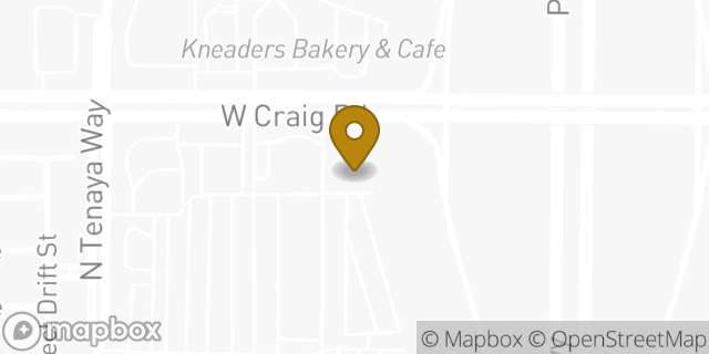 Map showing the location of EZPAWN in Las Vegas, NV 89129