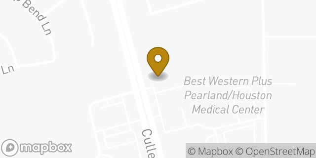 Map showing the location of Amazon Locker - Tara in Houston, TX 77047