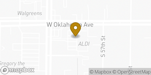 Map showing the location of Aldi in Milwaukee, WI 53219