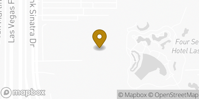 Map showing the location of Starbucks in Las Vegas, NV 89119